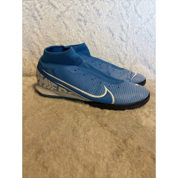 Nike Superfly 7 Academy AT7949-414 Blue Soccer Field Shoes Mens 12‎