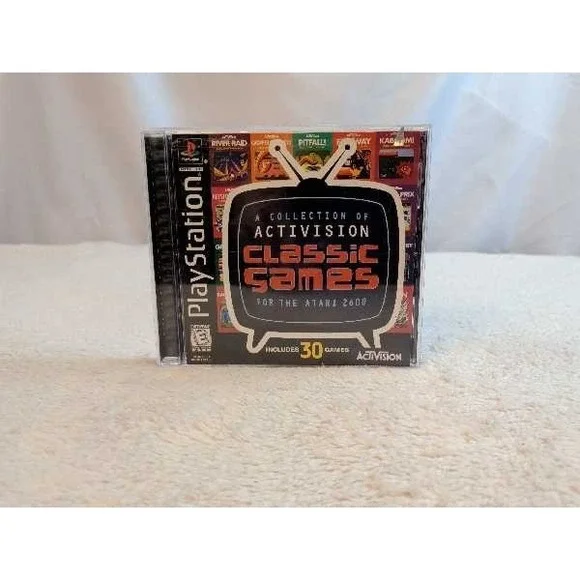 Activision Classics 30 Games Atari 2600 Collection Playstation PS1 Disc Manual