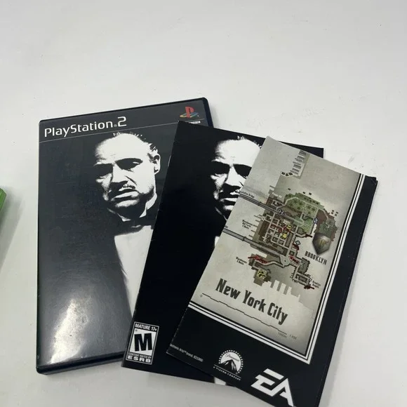 PS2 The Godfather Limited Edition - Case Map Manual Only (NO GAME DISC)