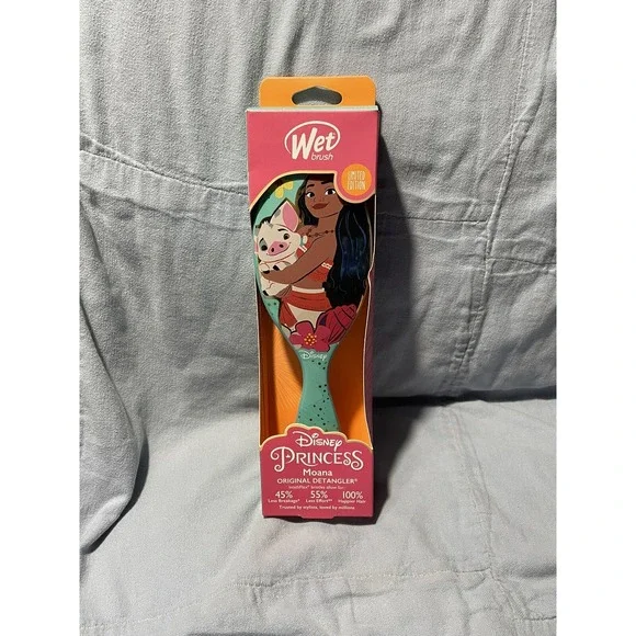 NEW Wet Brush Original Detangler Hair Brush Limited Edition Disney - Moana & Pua