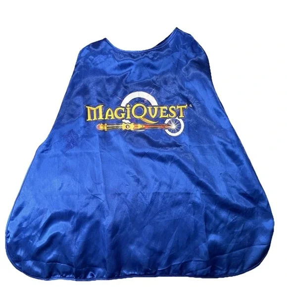 MagiQuest Magi Cape Midnight Blue Cloak Kids Costume Ages 3 to Adult