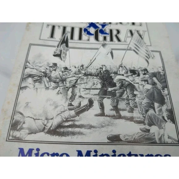 Vtg 1993 Edward Grabowski's The Blue‎ & The Gray Micro Miniatures Battle Manual