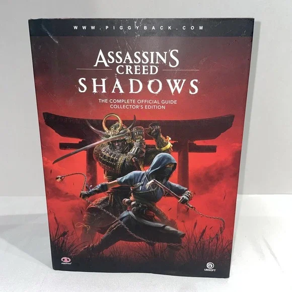 Assassins Creed Shadows Official Guide Collectors Edition Piggyback Hardcover