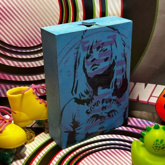 ⚡️Camp Funtime Graffiti Box Tray Art with Graphic Design 5x7x2”