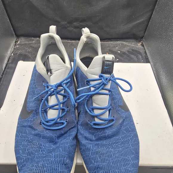 Nike Air Sneakers Men Blue‎ and Black Athletic Shoes Size 10