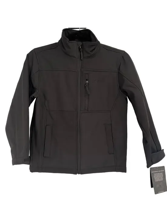 Snozu Black Boys Zip Up Jacket New with tags Size Small (8)