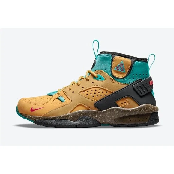 Nike ACG Air Mowabb Men's‎ Size 7 Light Brown Twine Teal Boots DC9554-700 - NEW
