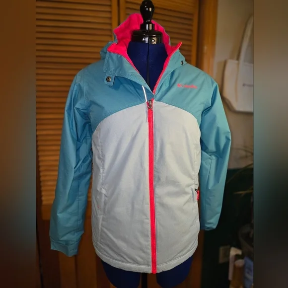 Columbia Kids' Blue and Gray Winter  Jacket