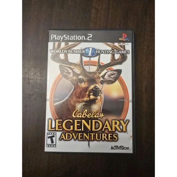 Cabela's Legendary Adventures (Sony PlayStation 2, 2008) Complete