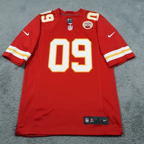 Nike Kansas City Chiefs Football Jersey NFL JJ #09 Mens Small On Field