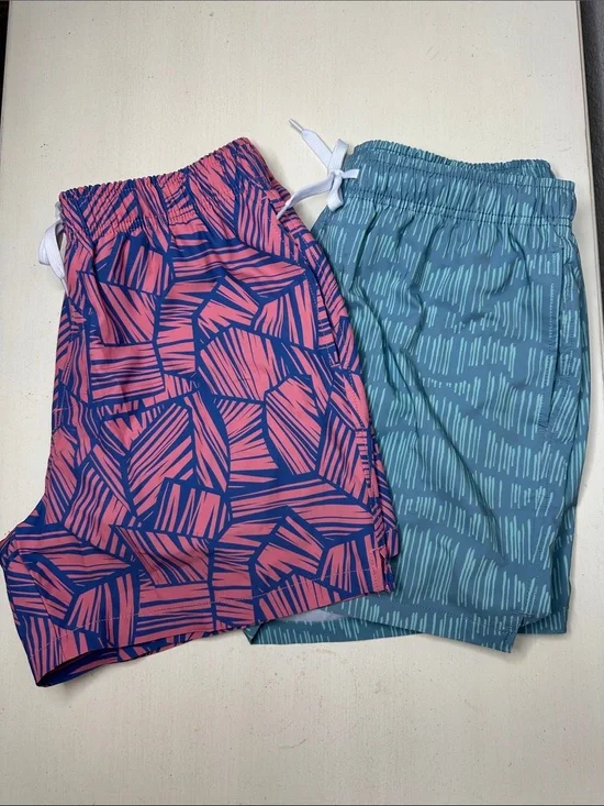 Set of 2 Men's Bearbottom Stretch Swim Trunks Size Large 5.5