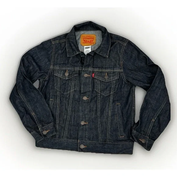 Vintage Levi's Jean Jacket Kids Medium Blue Denim Age 10-12 Levis Coat