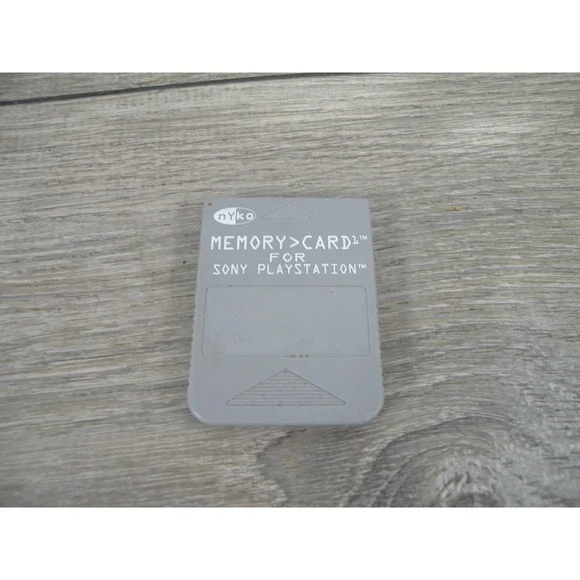 Nyko Memory Card for Original Sony PlayStation PS1 PSX Console Gray
