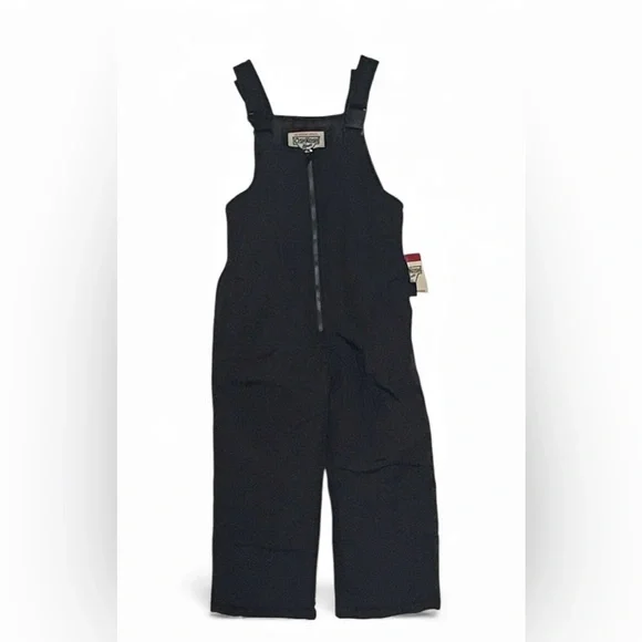 OshKosh B’gosh Kids Black Snow Bib Overalls Winter Pants Insulated 4 Unisex New