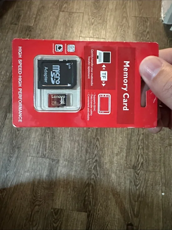 Lenovo MicroSD Card with Adapter - Red Packaging