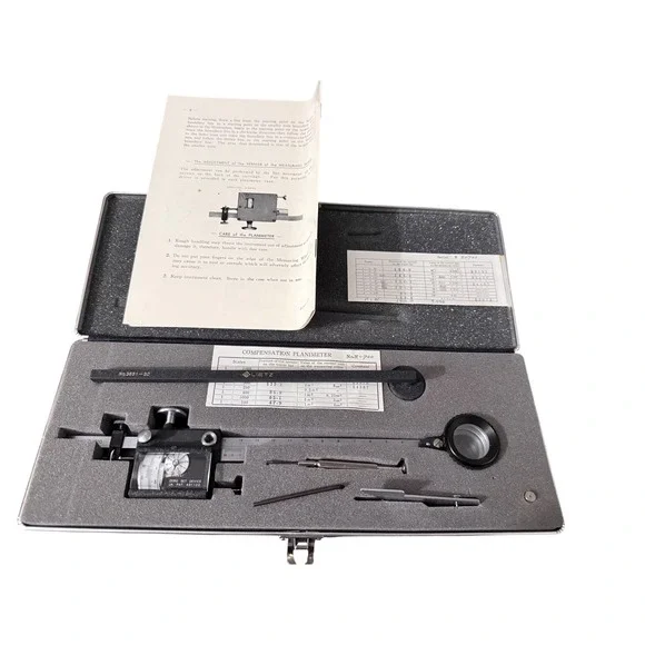 LIETZ Compensation Planimeter No 80720 Precision Measuring Instrument with Case