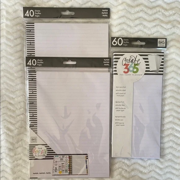 The Happy Planner paper bundle