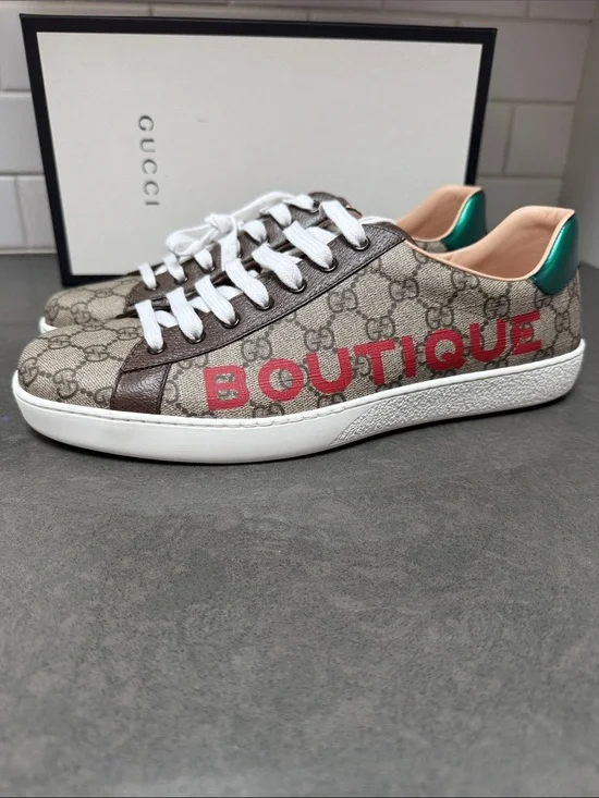 Gucci GG Supreme Boutique Sneakers Men’s 11 NIB