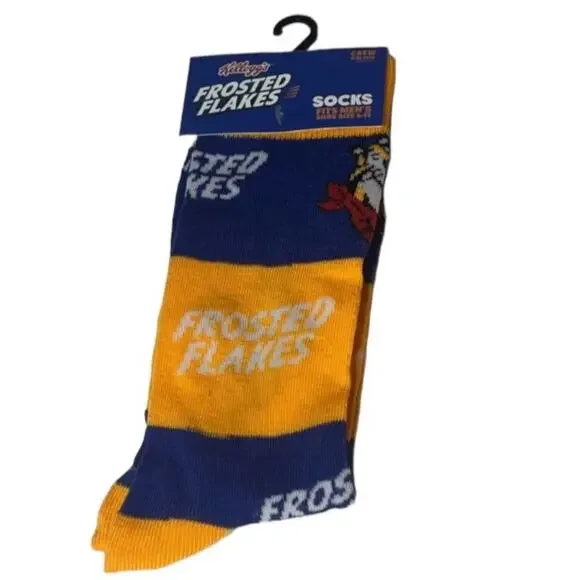 Kellogg's Mens Frosted Flakes Tony The Tiger Novelty Socks