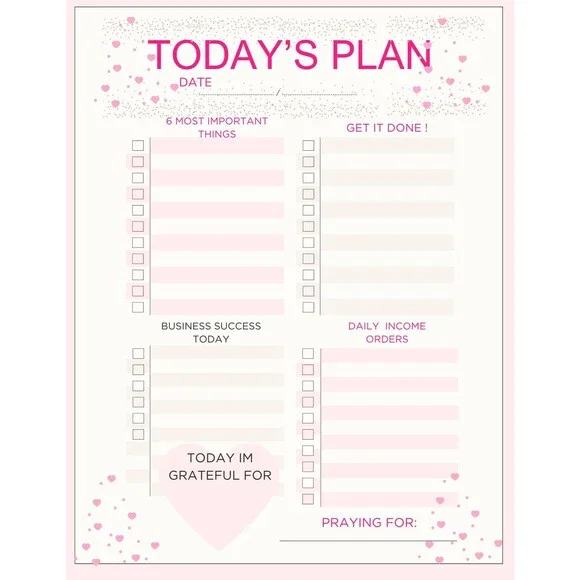 To do List Daily Planner, daily tasks, daily planner sheet