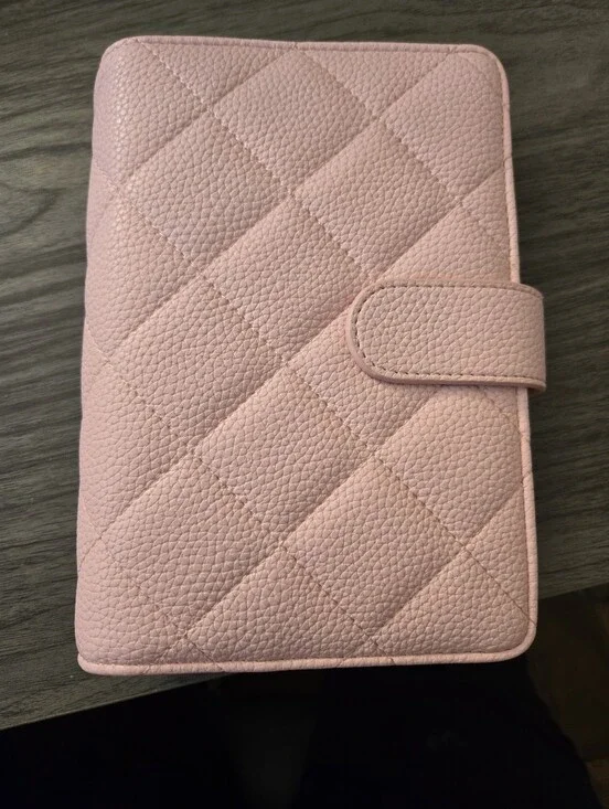 A6 Quilted Pink Women's Organizer