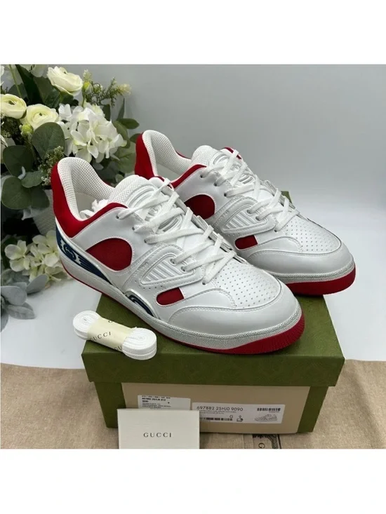 Men’s Gucci basket trainer, sneakers size 9, made in Italy