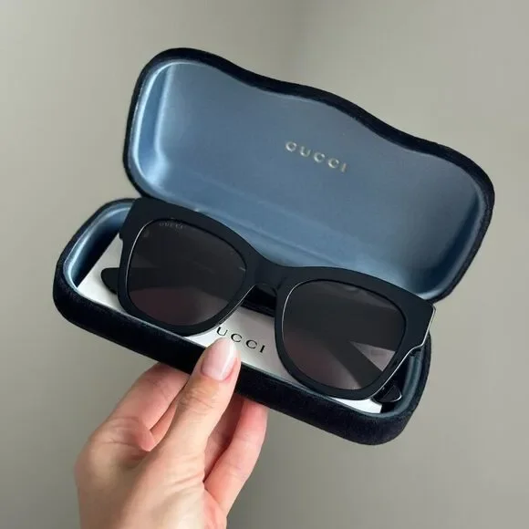 Gucci Men Sunglasses Black Grey Square GG1789S 001 BRAND NEW