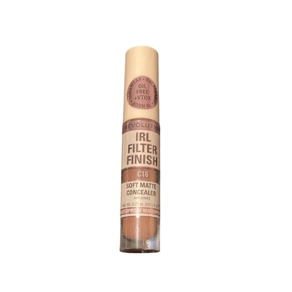 Makeup Revolution IRL Filter Finish Soft Matte Concealer C16‎ Waterproof 16HR 6g