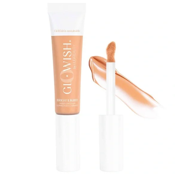 Glowish by Huda Beauty Bright Light Sheer Concealer- Light/Medium 04 (BNIB)