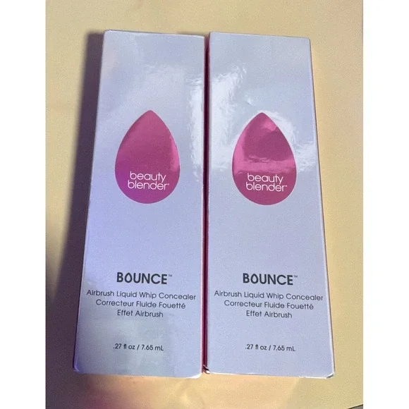 BeautyBlender Bounce Airbrush Liquid Whip Concealer Deep Bronze 27oz 4.45 N Lot