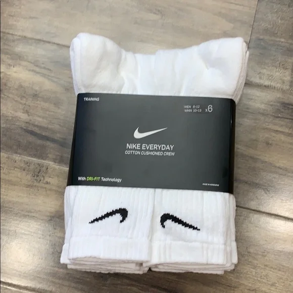 NIKE (6 pairs socks set) EVERYDAY COTTON CUSHIONED CREW MEN’S socks