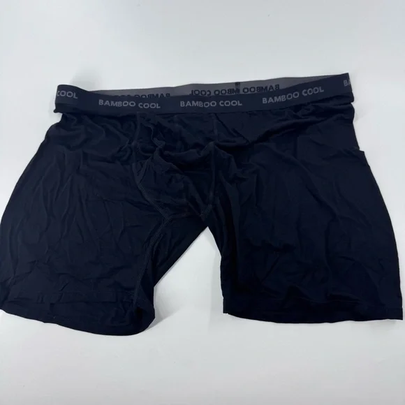 Bamboo Cool Men's Boxer‎ Briefs - Black