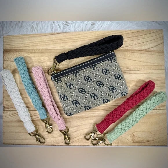 Braided Woven Wrislet Keychain‎ Strap