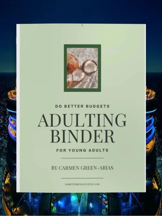 Adulting Binder - Mint Green Budget Planner