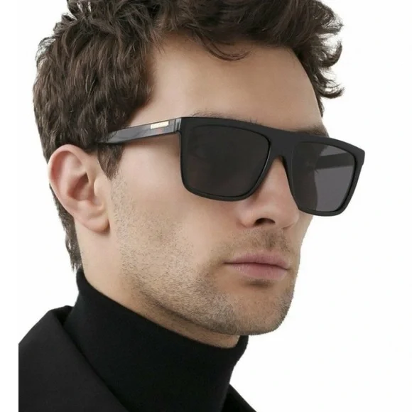 NEW GUCCI MEN BLACK SUNGLASSES GG0748S 001