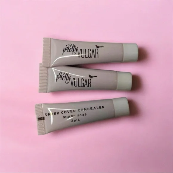 👑 Pretty Vulgar Under Cover Concealer Shade #125- Travel Size Lot of 3
