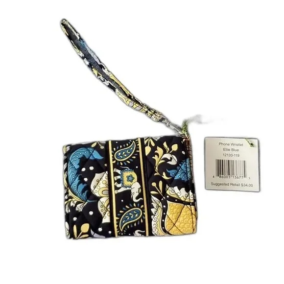 Vera Bradley Wristlet Ellie Blue 12133-119 NWT