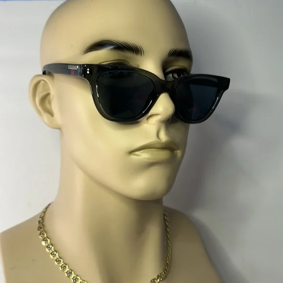 New Authentic Gucci GG1116S 003 51 Men's Sunglasses