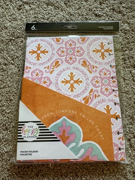 The Happy Planner Decorative Pocket Folders – Classic Happy Planner