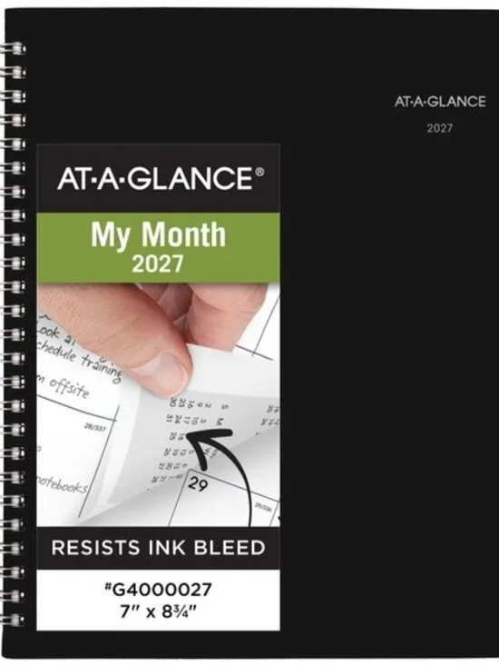 At-A-Glance 2027 Monthly Planner 12 Month Black Medium 7