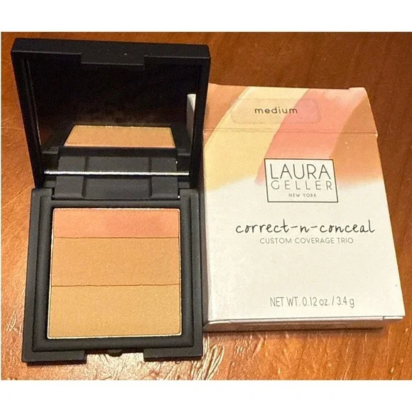 Laura Geller Correct-n-Conceal Coverage Trio, Medium,‎ NEW in Box,