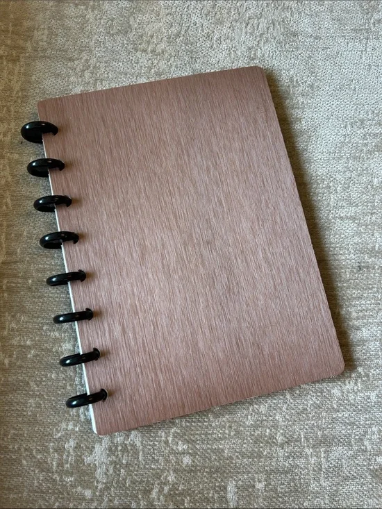 Rose Gold Disc-Bound Notebook