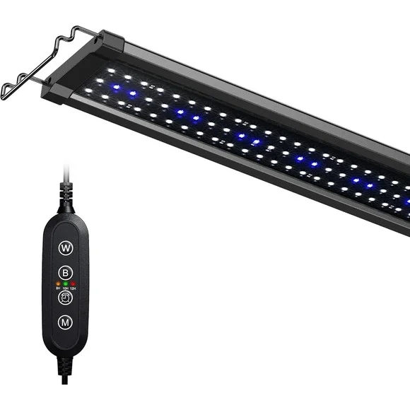 NICREW ClassicLED Gen 2 32W Aquarium Light 36-48 Inch‎ Dimmable White Blue LED