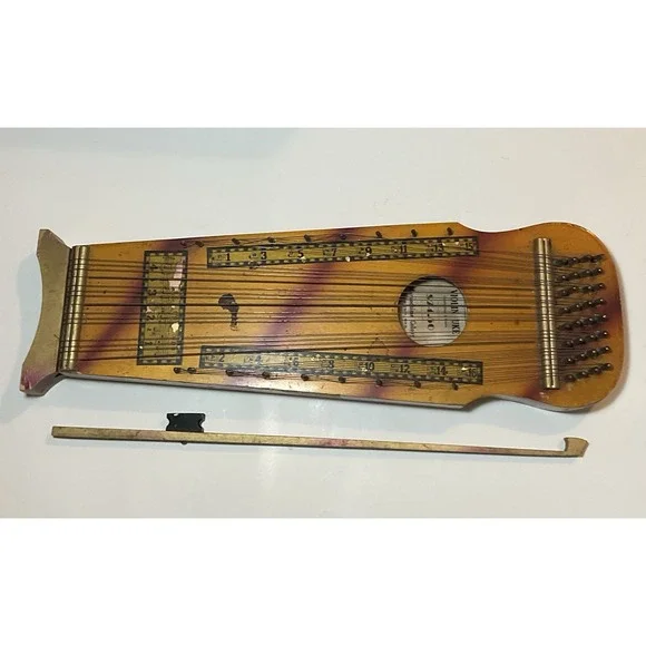 Genuine 1937‎ Marx Violin Uke w/ Bow Vintage Music Instrument