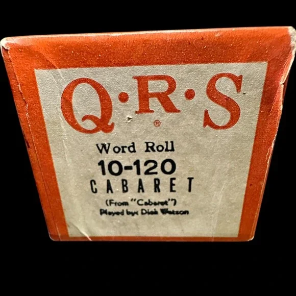 Cabaret QRS Player Piano Roll‎ 10-120