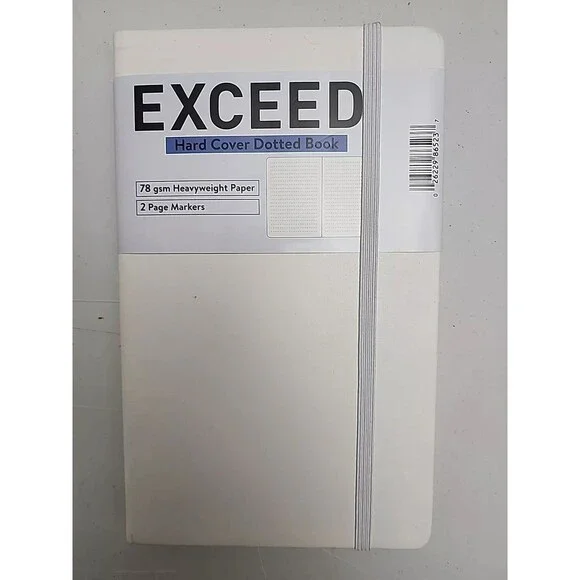 2 Pack Exceed Hard Cover Journal, Dotted Book 120 Pages, 5