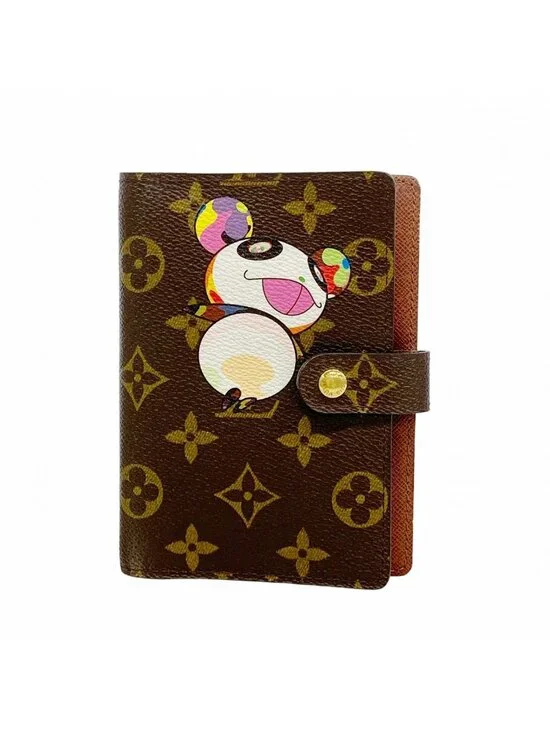 Louis Vuitton Notebook Cover Monogram Panda Agenda PM Brown