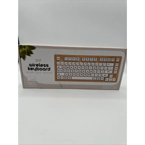 iJoy Wireless Wooden Keyboard - Open Box