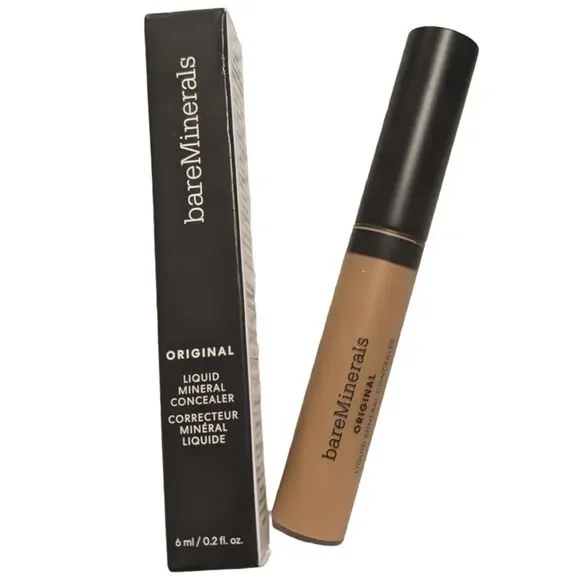 bareMinerals Original Liquid Mineral Concealer TAN 4C 0.2oz - New 2040‎