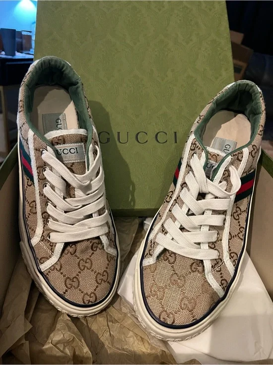 Gucci Sneakers with Red Soles